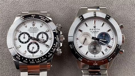 zenith el primero chronomaster sport vs rolex daytona|rolex daytona vs el primer.